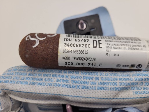 VW PASSAT B6 B7 Dachvorhang Airbag AIR BAG links 3C0880741C