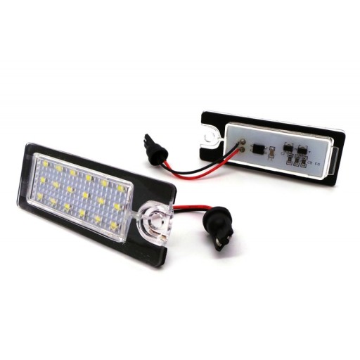 1034 - Volvo V70 II светодиодные лампы номерного знака x2