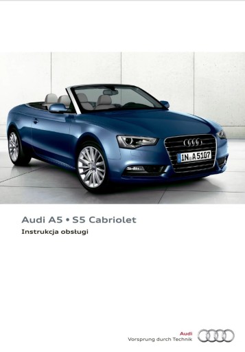 Audi A5 Cabriolet lift 2011-2016 руководство по эксплуатации