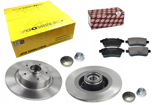 ДИСКИ ЗАДНИЕ RENAULT MEGANE 3 III FLUENCE ABS