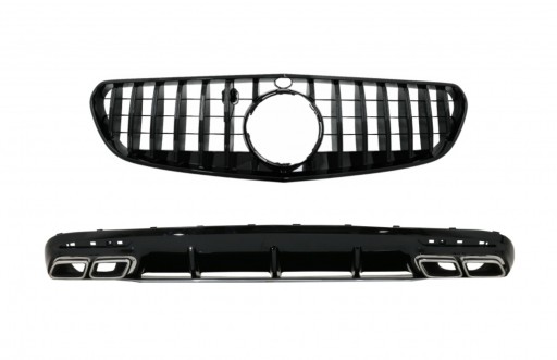 5999503/6000084 - Диффузор для Mercedes S C217 S63 GT-R Look решетка