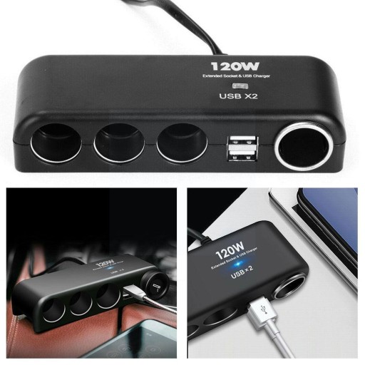 6935461377344 - wa USB зарядний пристрій адаптер авто роз'єм W9j6