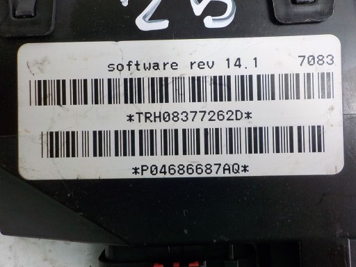 CHRYSLER GRAND VOYAGER module electrical bonnet P04686687AQ