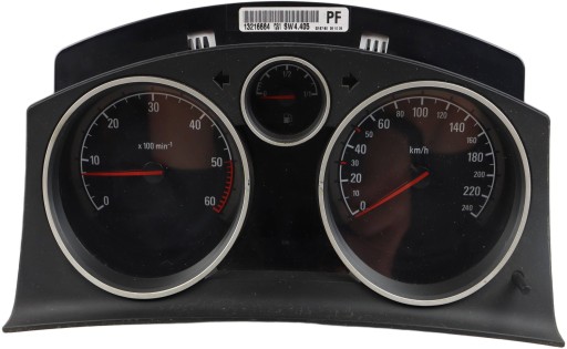 OPEL ZAFIRA B ASTRA H dials dials PREDKOSCIOMIERZ DIESEL 13216684 EUROPA