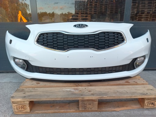 Kia ceed 2 ii jd 12-15 передній бампер повний ксенон білий