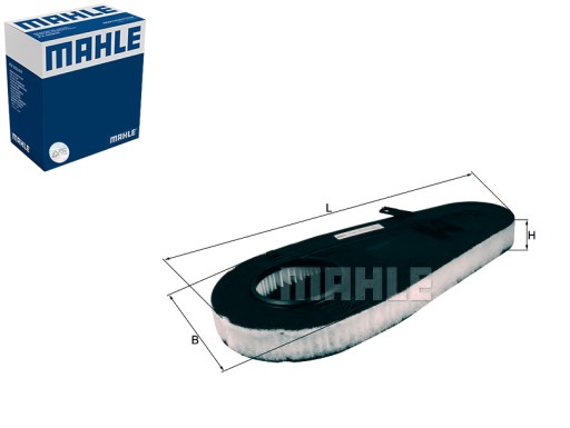 3598/RS1 - Повітряний фільтр MAHLE C51001 A1553