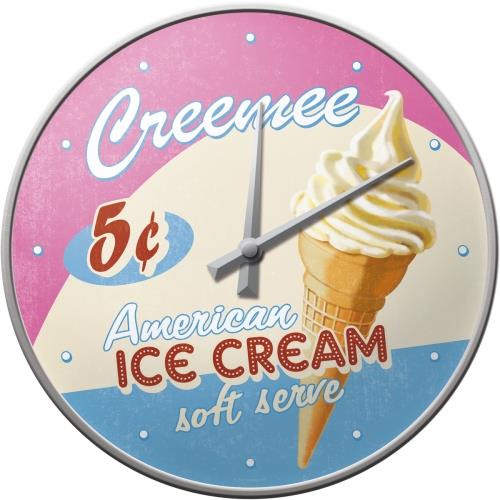 Настенные часы American Ice Cream Nostalgic 51037