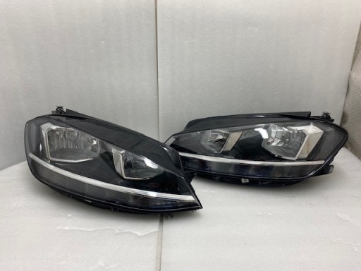 lights VW GOLF VII LIFT Zwykle H7 left right
