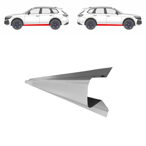 Autobig-15028 - VW TOURAN 15 Ремкомплект порогів - L=R