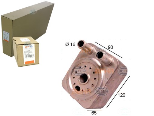 BRH8MO 376 - МАСЛЯНЫЙ ОХЛАДИТЕЛЬ BEHR HELLA 038117021C