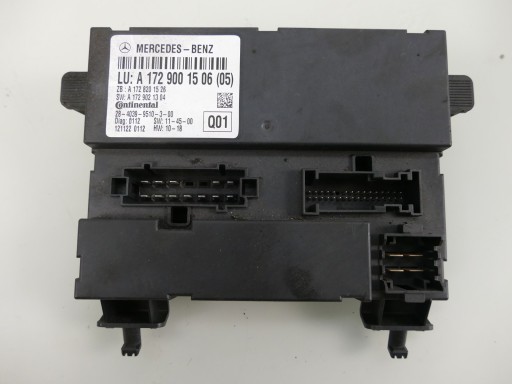 MERCEDES R172 SLK control unit roofs module computer A1729001506