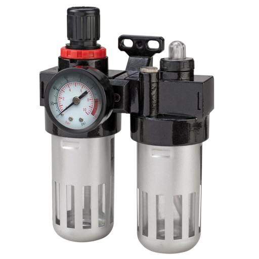 РЕДУКТОР С МАНОМЕТРОМ, ФИЛЬТРОМ И МАСЛОМ 1/4