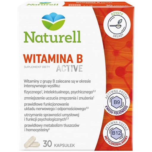 Naturell Vitamín B ACTIVE - 30 kapsúl