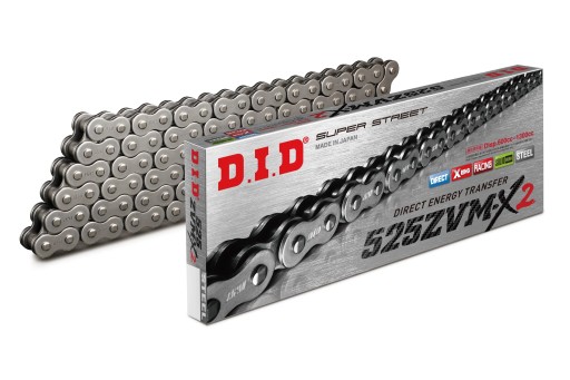 DID525ZVMX2-116 - Цепь DID 525 ZVMX2 124 X-Ring + зажим