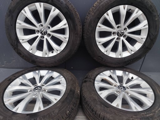 VW TIGUAN II LIFT Kolesá disky ALU 215/65/17 KOMPLET DEMONTAZ