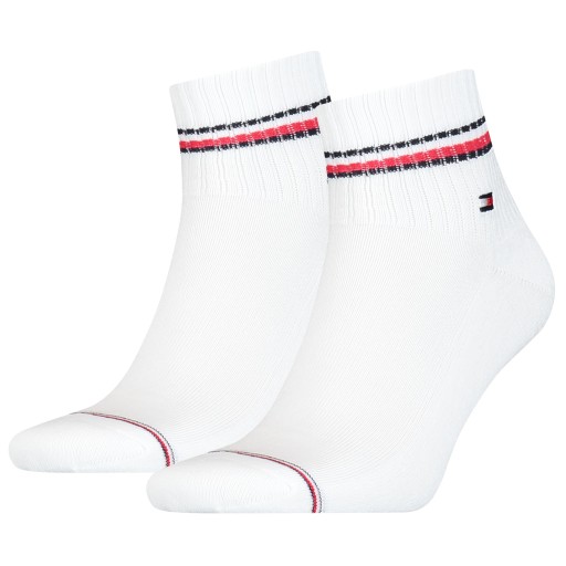 Tommy Hilfiger ponožky biele 2pack 39-42