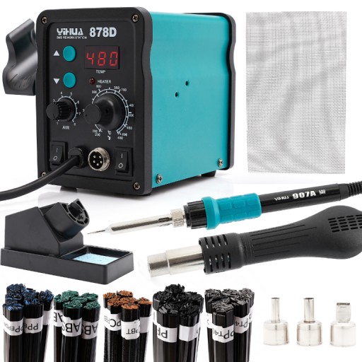 YIHUA 878D ПЛАСТИКОВИЙ ЗВАРЮВАЛЬНИЙ АПАРАТ ПЛАСТИКОВИЙ НАБІР