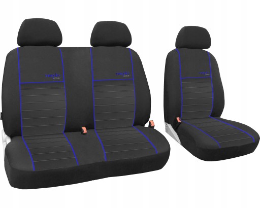 ЧОХЛИ ДЛЯ VW T4 2+1 СИДЕННЯ