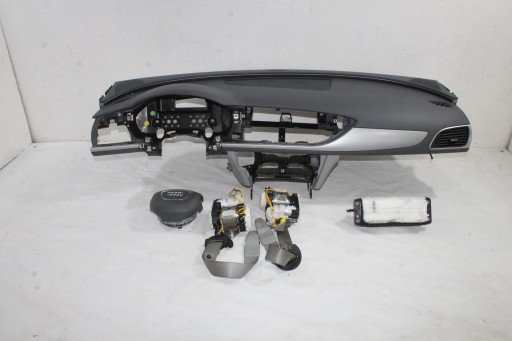 Audi A6 C7 4G console dashboard instrument panel original airbag tension belts original