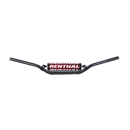 825-01-BK-04-227 - RENTHAL ПРОСУВАННЯ КЕРМО 7/8 ДЮЙМА 22 ММ ЧОРНИЙ