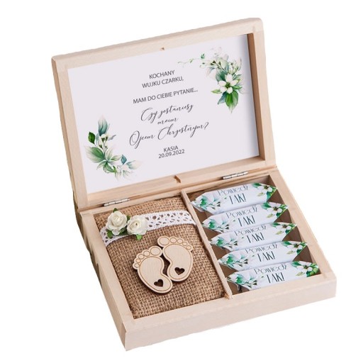 ЗАПИТ бути хрещеним батьком ІМ'Я Вінок для ніг