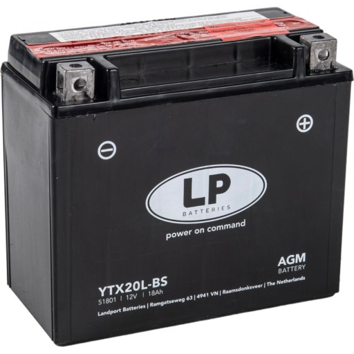 АКУМУЛЯТОР LANDPORT YTX20L-BS 12V