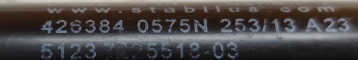 BMW 1 E82 E87 amortizer haube 7225518