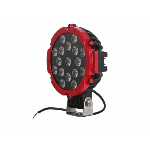 L0091 - 17xled галогенная круглая рабочая лампа 12V 24V RED