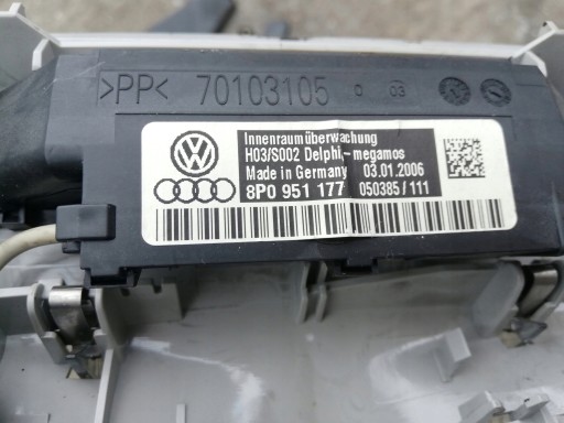 lighting cabs front 8P0951177 AUDI A3 8P