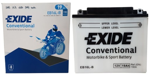 Акумулятор для мотоцикла Exide EB16L-B 12V 19ah 190A