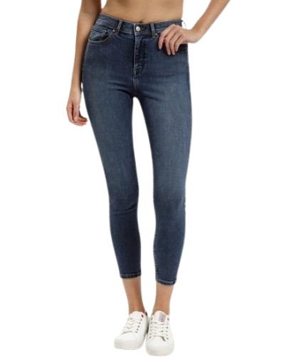 RÚRKY dámske nohavice Vysoký stav CROSS JEANS JUDY Super Skinny Fit 29/32