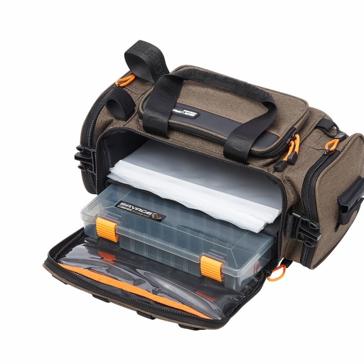 Savage Gear Specialist Soft Lure Bag 10 л, відтінки коричневий і бежевий
