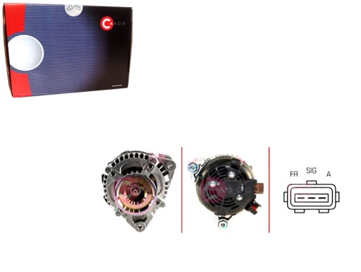 CASCAL40229GS(iMOTO) - Генератор 12v 150a oe denso casco + все необхідне для водія №37