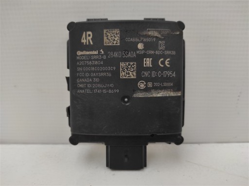 Датчик слепых зон nissan leaf ii 284k0-5sa0a