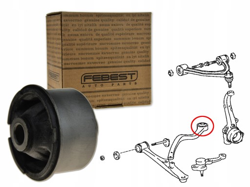 TAB-185 - Lexus sc430 01-10 втулка переднього важеля