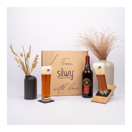 S033-2703-2 - ПОДАРОЧНАЯ КОРОБКА АРОМАТИЧЕСКОЕ УДОВОЛЬСТВИЕ ПИНТА POKAL ДЛЯ ПИВА