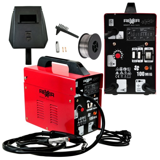 ЗВАРЮВАЛЬНИЙ АПАРАТ НАПІВАВТОМАТИЧНИЙ MIG / MAG БЕЗГАЗОВИЙ 100A