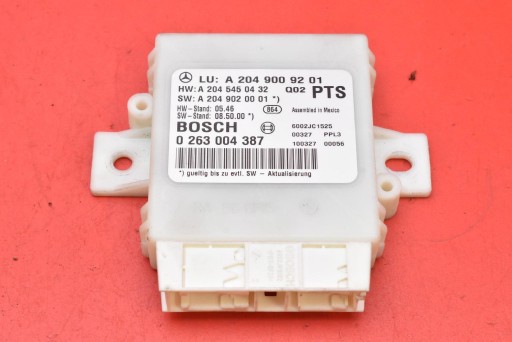 control unit module of the parking PDC A2049009201 MERCEDES C-KLASA KOMBI 07-12