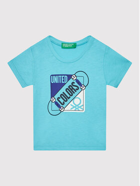 United Colors Of Benetton T-Shirt Chlapec modrý 3I1XG102N