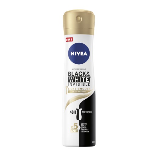 nivea black & white invisible silky smooth antyperspirant w sprayu 250 ml   