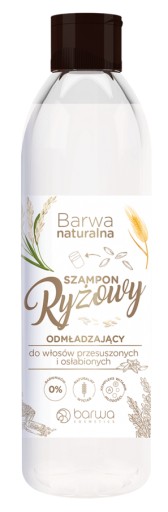 BARWA NATURALNA ODMŁADZAJĄCY SZAMPON RYŻOWY 300 ML