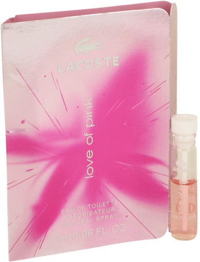 lacoste love of pink woda toaletowa 2 ml   