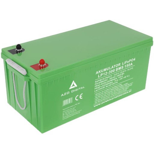 Azo аккумулятор lifepo4 lp12-300 300ah 12v 150a bms bluetooth нагревательный коврик