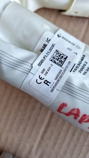 střešní airbag powietrzna pravá strana Renault Captur II 985P04293R