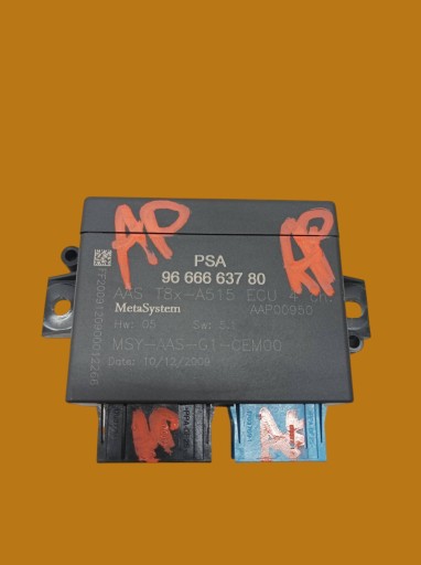 modulo PDC parcheggio 9666663780 Peugeot 3008 e (2008- )