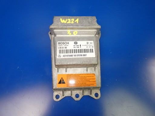 MERCEDES S W221 SENSOR modul airbag AIR BAG