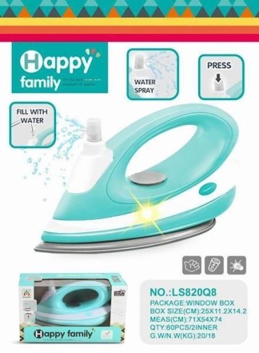 ІНТЕРАКТИВНА ПРАСКА ПОБУТОВА ТЕХНІКА ДЛЯ ДІТЕЙ СВІТЛО