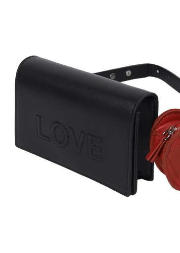 Дитяча сумка Mayoral чорна, відтінки червоного, відтінки сірого та срібло