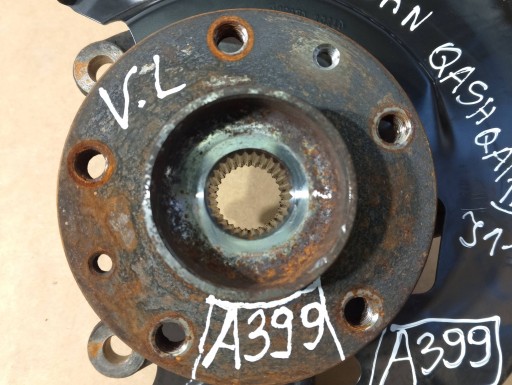 NISSAN QASHQAI J11 perno mozzo Mozzo FUSELLO Anteriore sinistra 41161-4EA0A4 (A399)