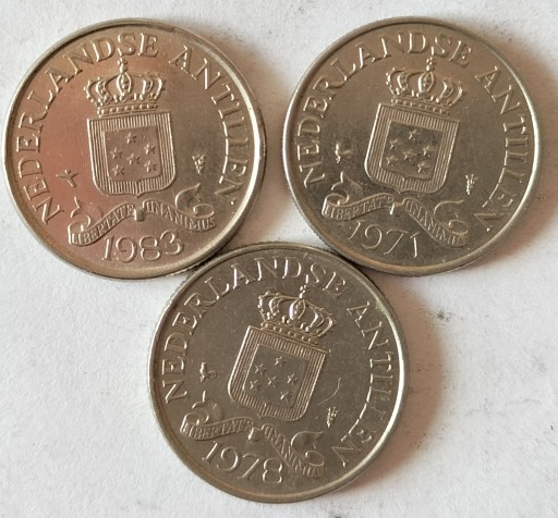 moneta Antyle Holenderskie 25 cent